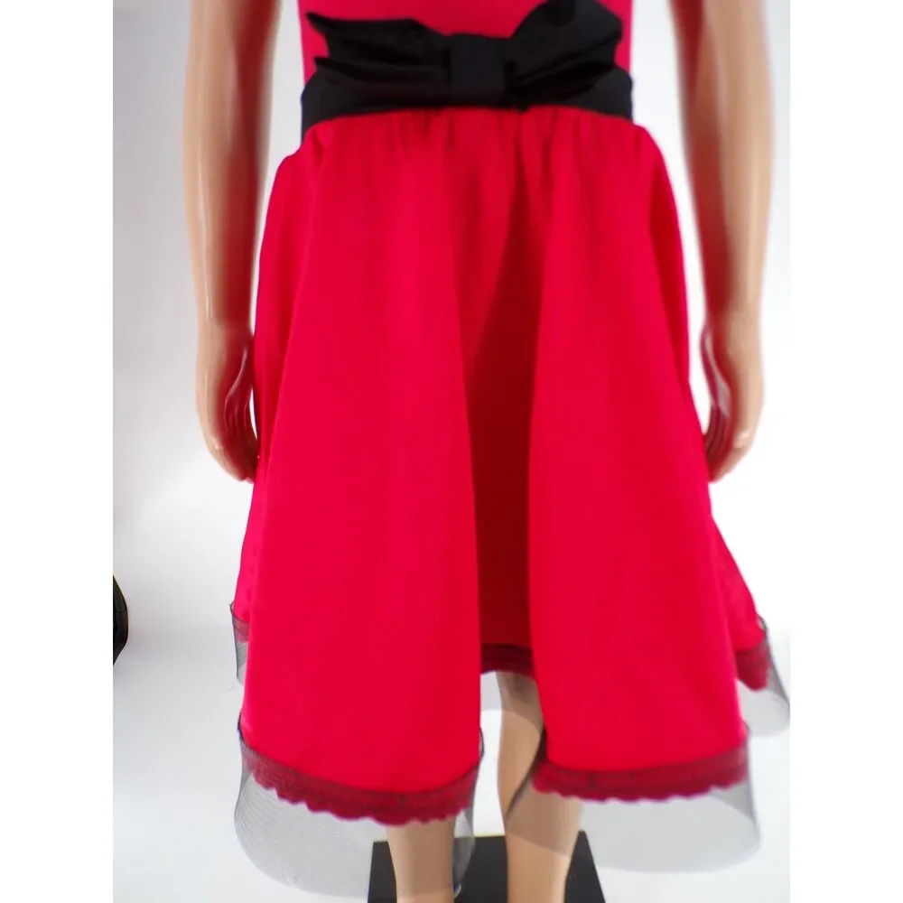 Pre-Owned Dance Costume Curtain Call P749 Medium Child Red Jazz